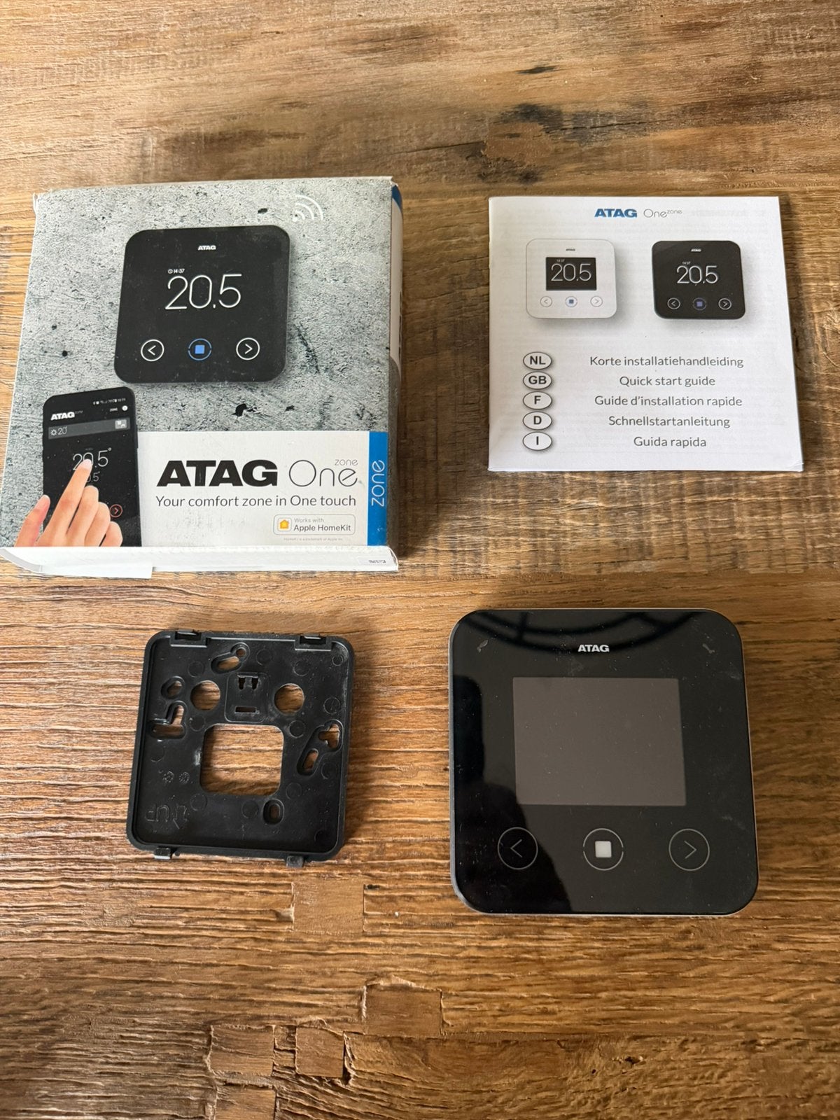 Atag one, Ophalen, Slimme thermostaat, Gebruikt