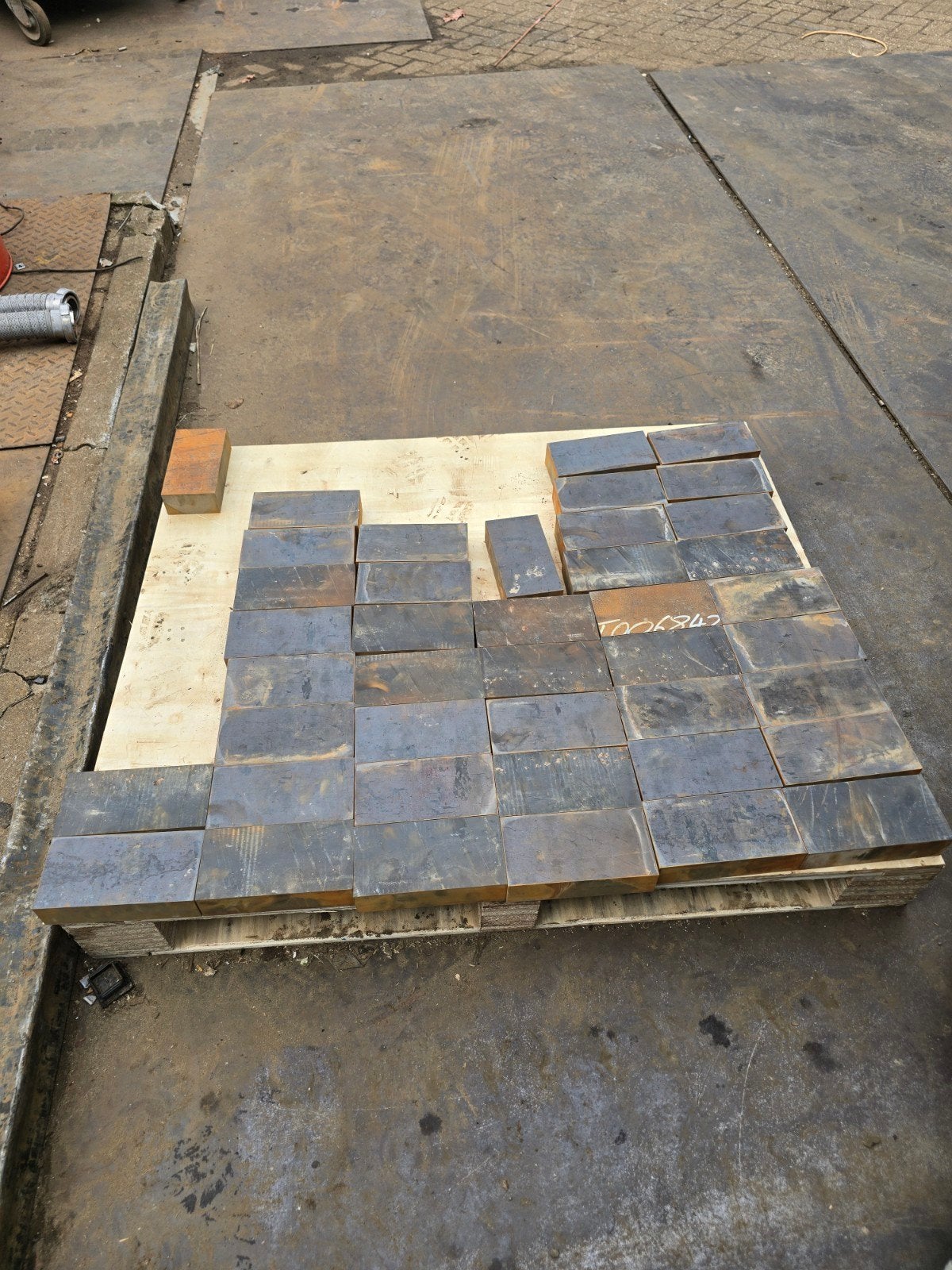 Massieve ijzeren blokken 20x10x5cm, Ophalen of Verzenden, Gebruikt, IJzer
