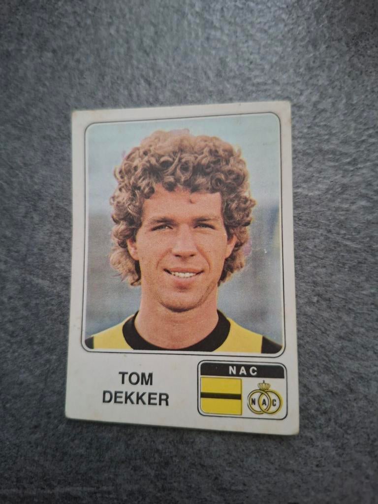 Panini sticker Voetbal 79. Speler Tom Dekker NAC Breda., Verzenden, Zo goed als nieuw, Sticker