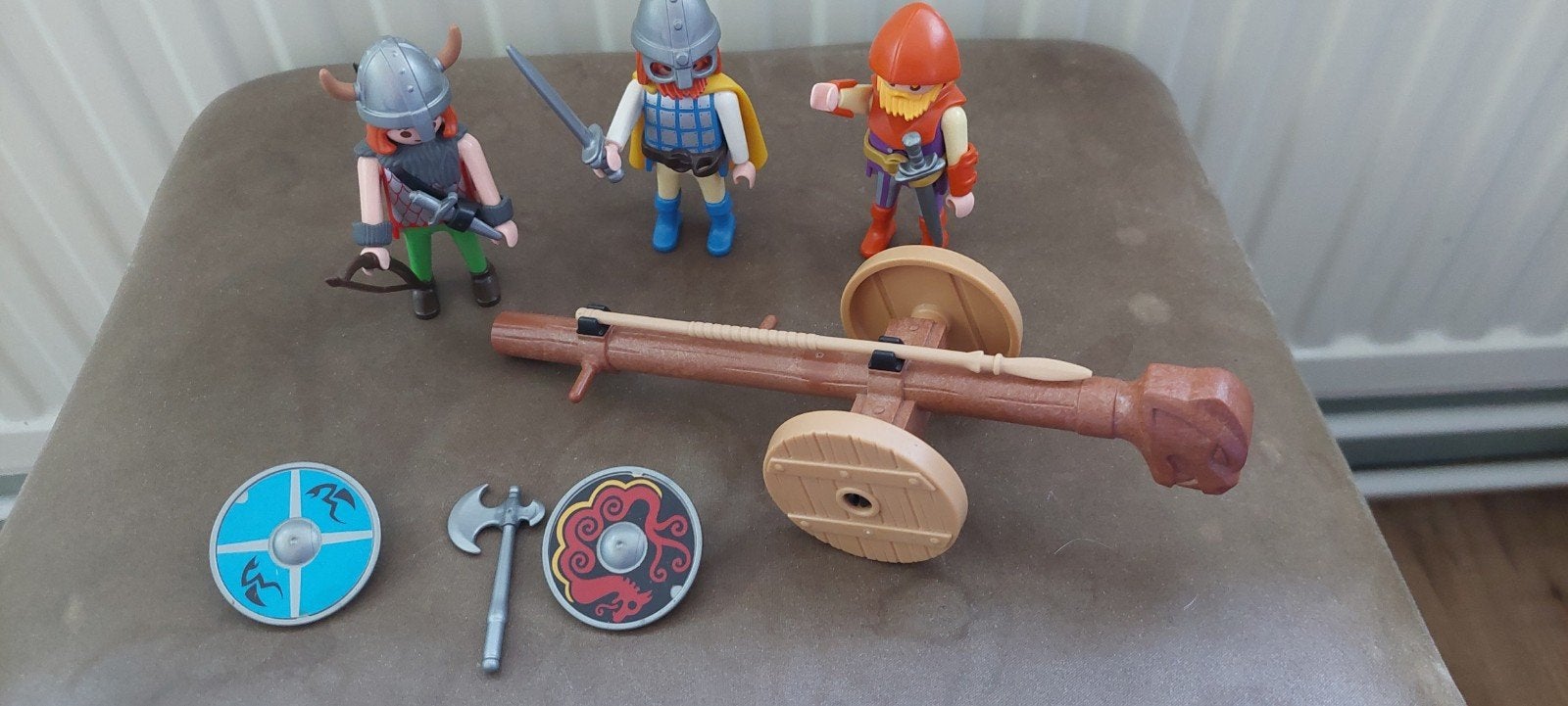 Playmobil 3153 Vikingen met stormram - Compleet, Ophalen of Verzenden, Gebruikt