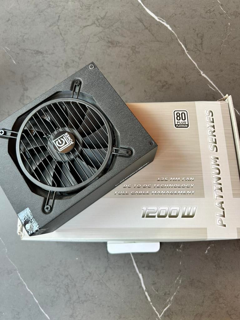 PSU voeding - 1200W Platinum series LG, Computers en Software, Ophalen of Verzenden, Zo goed als nieuw