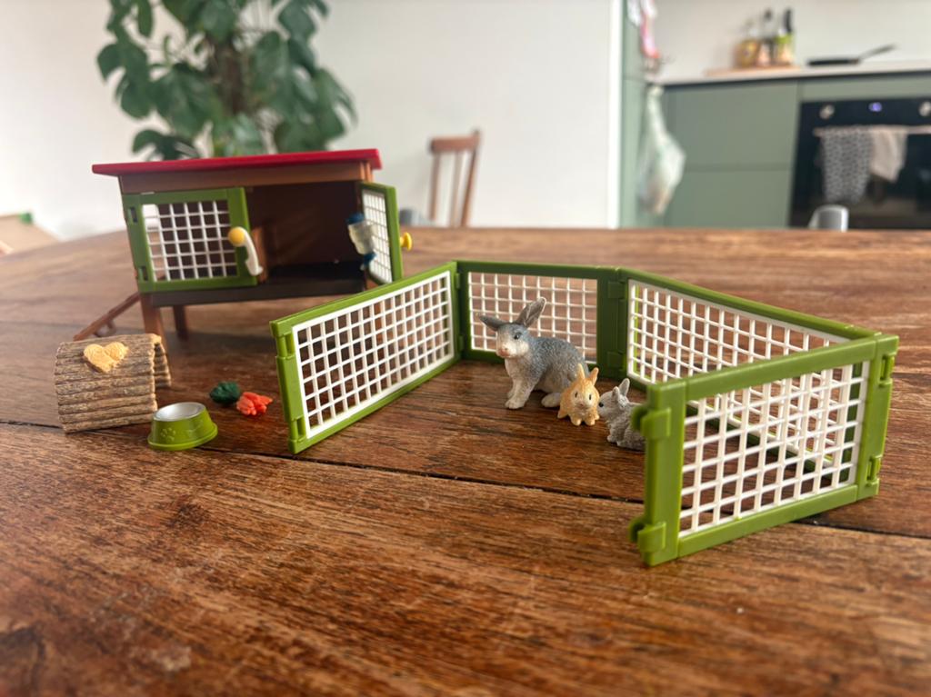 Speelgoed Konijnenhok schleich, Ophalen, Zo goed als nieuw
