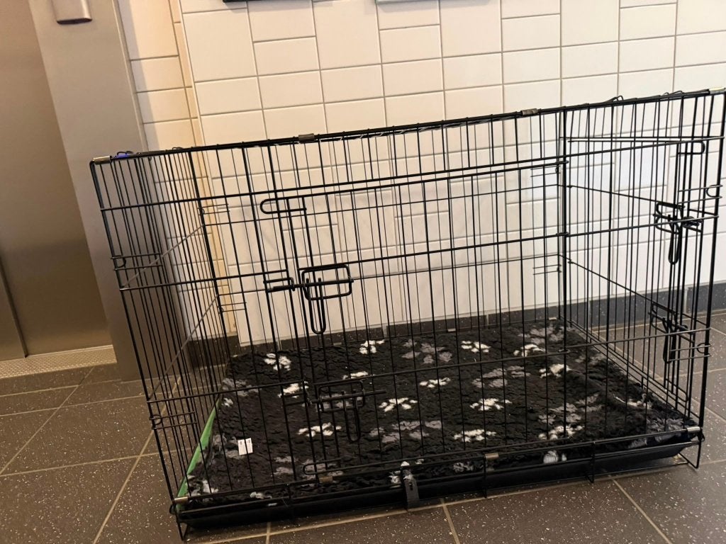 Puppy Crate / Bench, Dieren en Toebehoren, Hondenbenches, Ophalen, Gebruikt