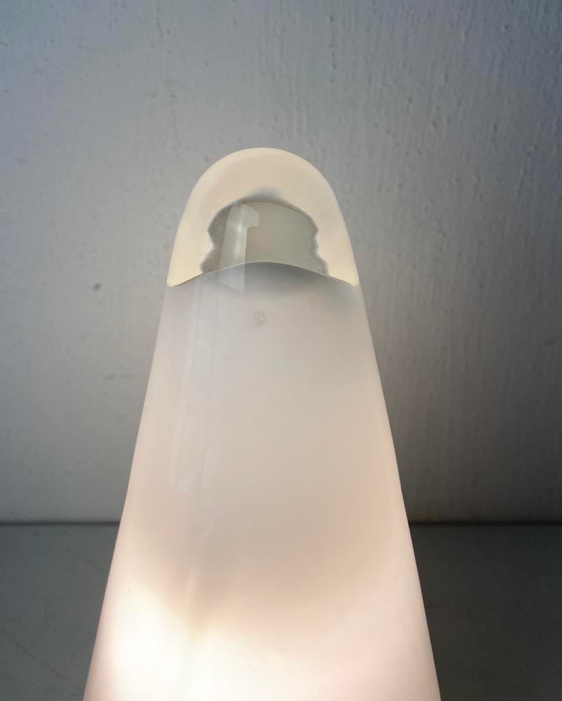 Teepee cone lamp van glas , jaren 80, Ophalen of Verzenden, Huis en Inrichting