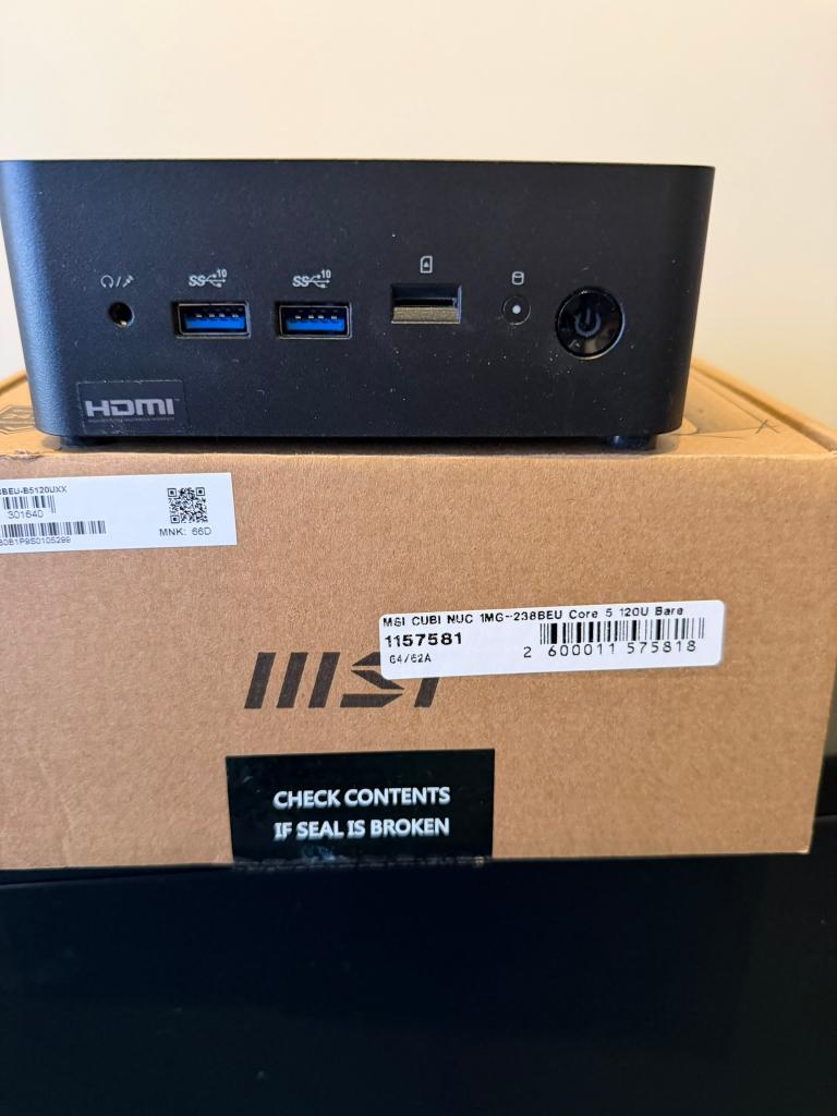 MSI Cubi NUC, MSI, 2 tot 3 Ghz, 32 GB, Ophalen of Verzenden