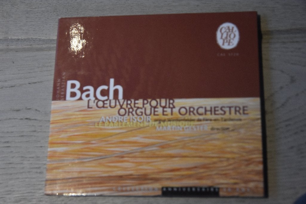 Cd André Isoir speelt J.S. Bach orgue et orchestre, Ophalen of Verzenden, Barok, Zo goed als nieuw, Overige typen