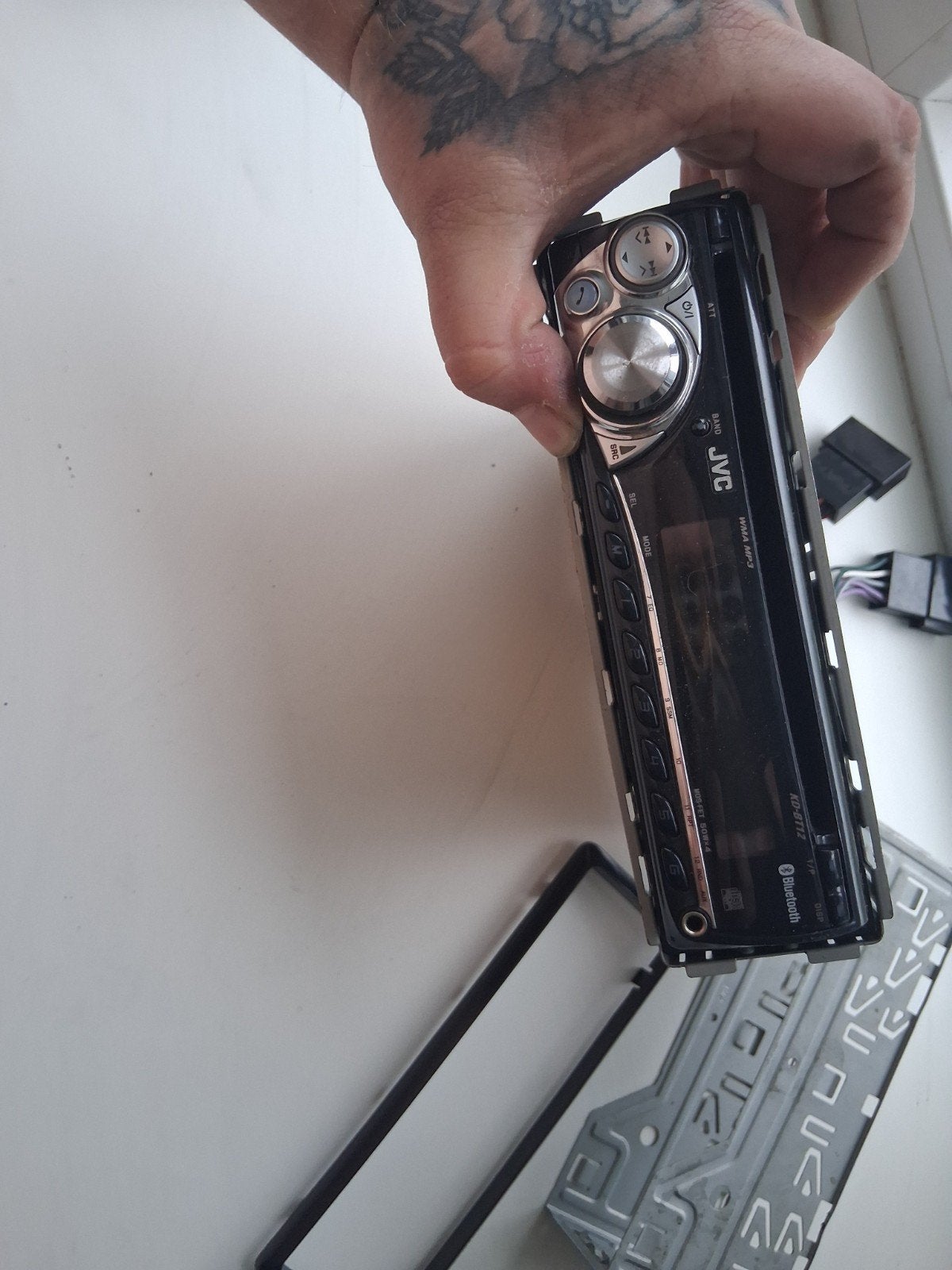 JVC AUTORADIO MET BLEUTOOTH JVC KD-R712 CD-ontvanger met Blu, Ophalen of Verzenden, Gebruikt