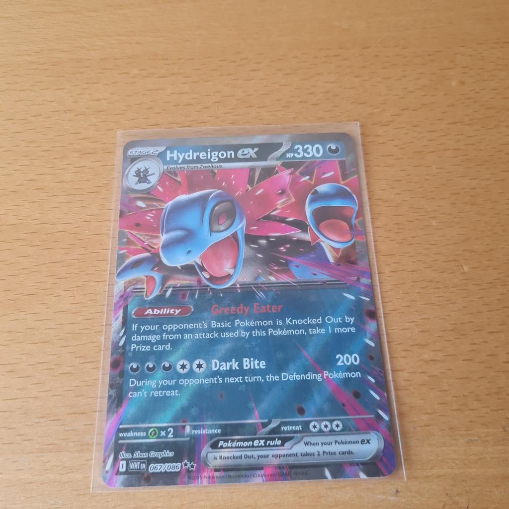 Pokémon Kaart Hydreigon EX 330 HP, Ophalen of Verzenden, Nieuw, Losse kaart, Foil