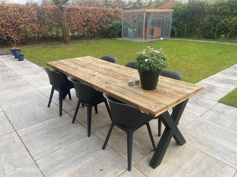 Tuintafel 4 persoons - 150 x 95 cm | BEZORGING DOOR HEEL NL, Ophalen of Verzenden, Nieuw