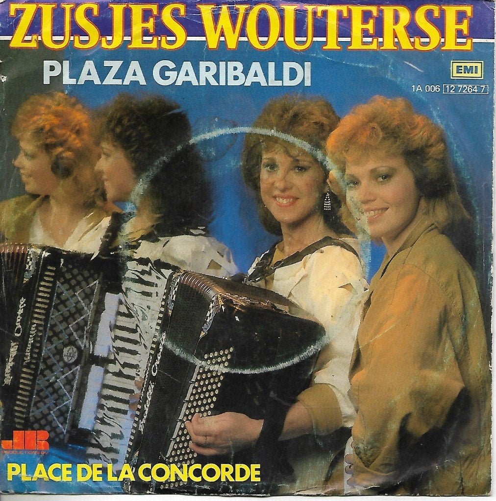 Zusjes Wouterse - Plaza Garibaldi, Ophalen of Verzenden, Gebruikt, 7 inch, Nederlandstalig