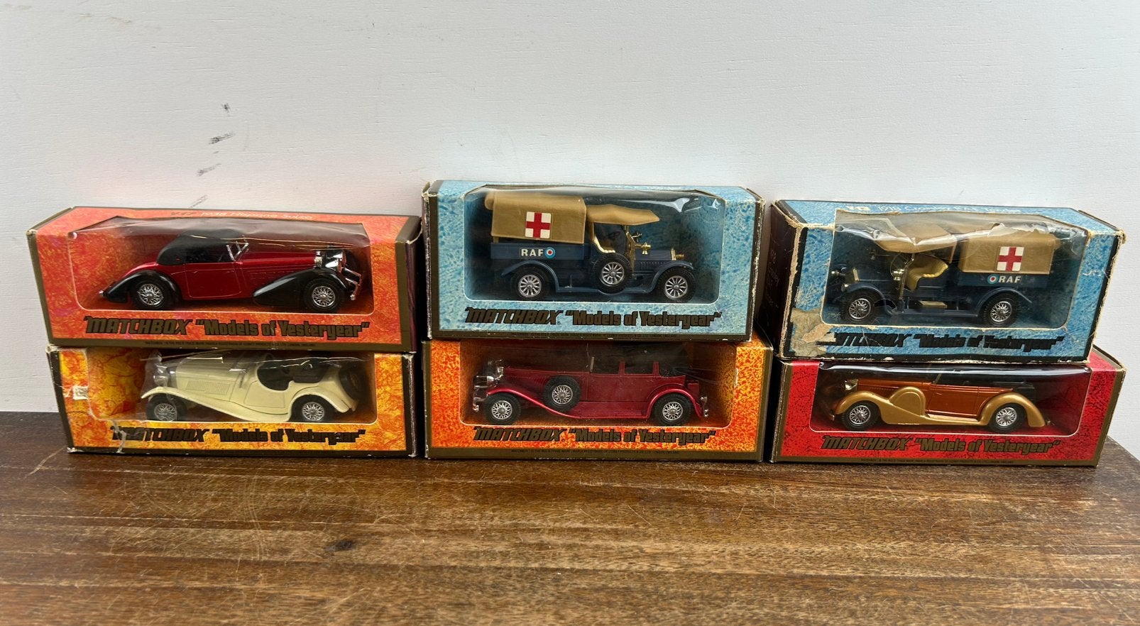 Matchbox Models of Yesteryear 6 stuks, Ophalen of Verzenden, Zo goed als nieuw, Auto, Matchbox