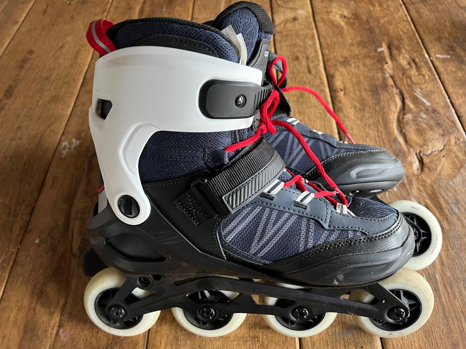 Oxelo Fitness skates maat 42, Overige merken, Ophalen of Verzenden, Zo goed als nieuw, Inline skates 4 wielen