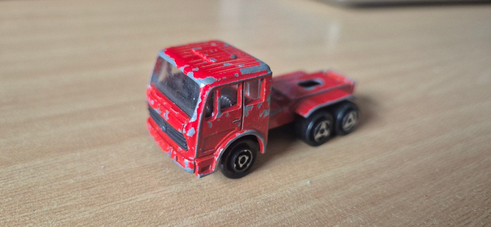 Majorette truck 1/100 - Vintage speelgoed vrachtwagen, Ophalen of Verzenden, Gebruikt
