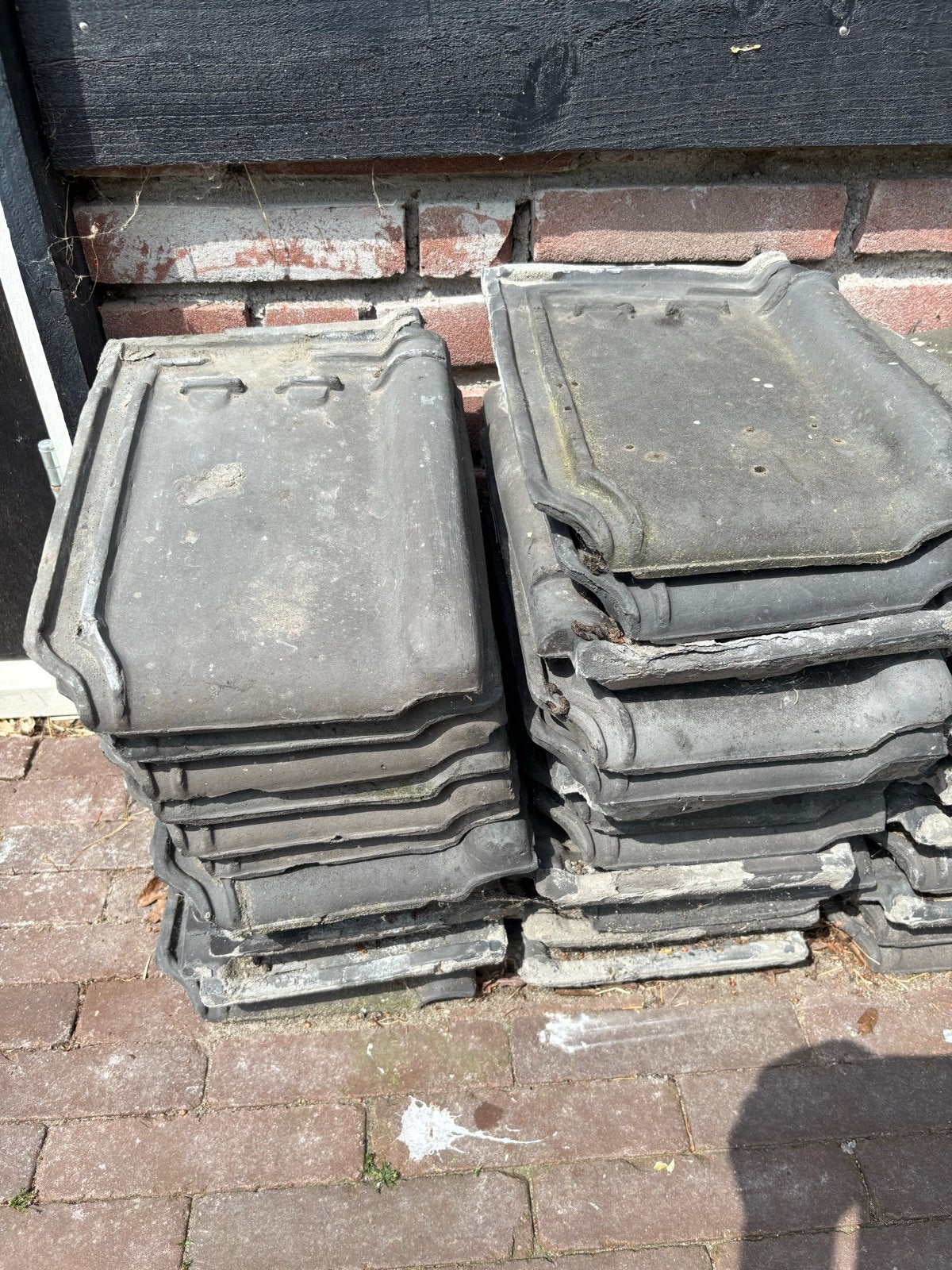 220 Oude snel dak pan, Doe-het-zelf en Verbouw, Dakpannen en Dakbedekking, Ophalen, Overige materialen, Gebruikt, Minder dan 5 m²