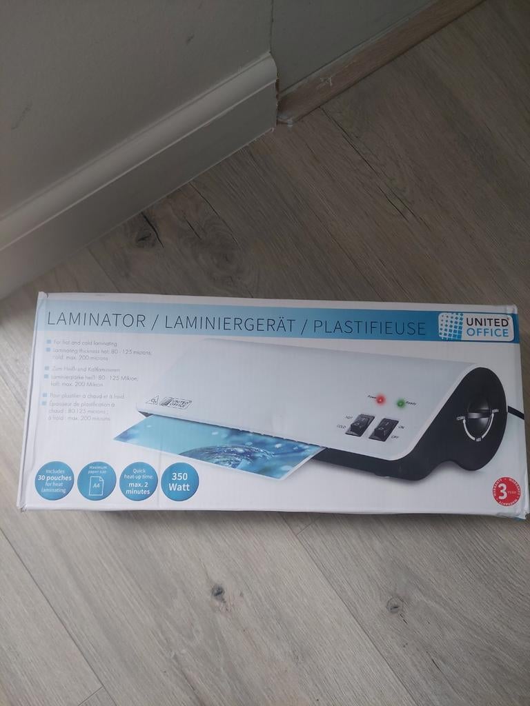 United Office Laminator A4 - Nieuw in verpakking, Ophalen