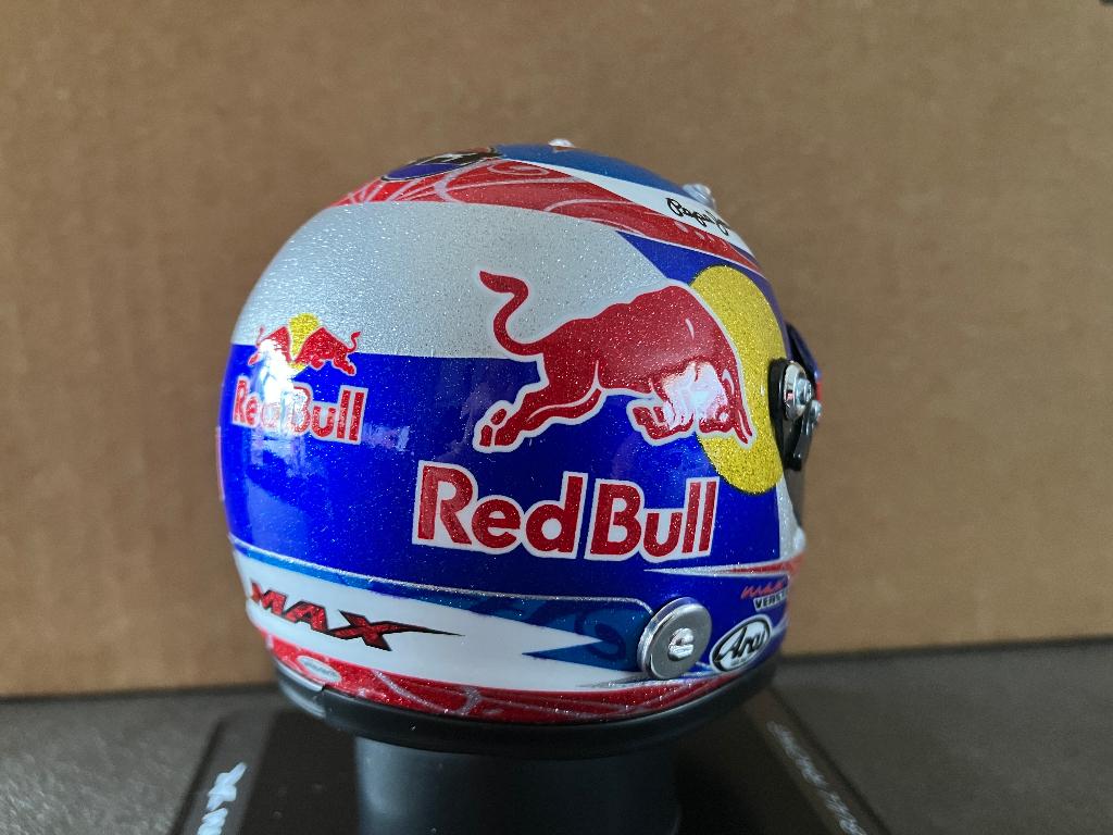 ✅ Max Verstappen 1:4 helm 2016 Spain First Win Red Bull RB12, Verzamelen, Automerken, Motoren en Formule 1, Ophalen of Verzenden