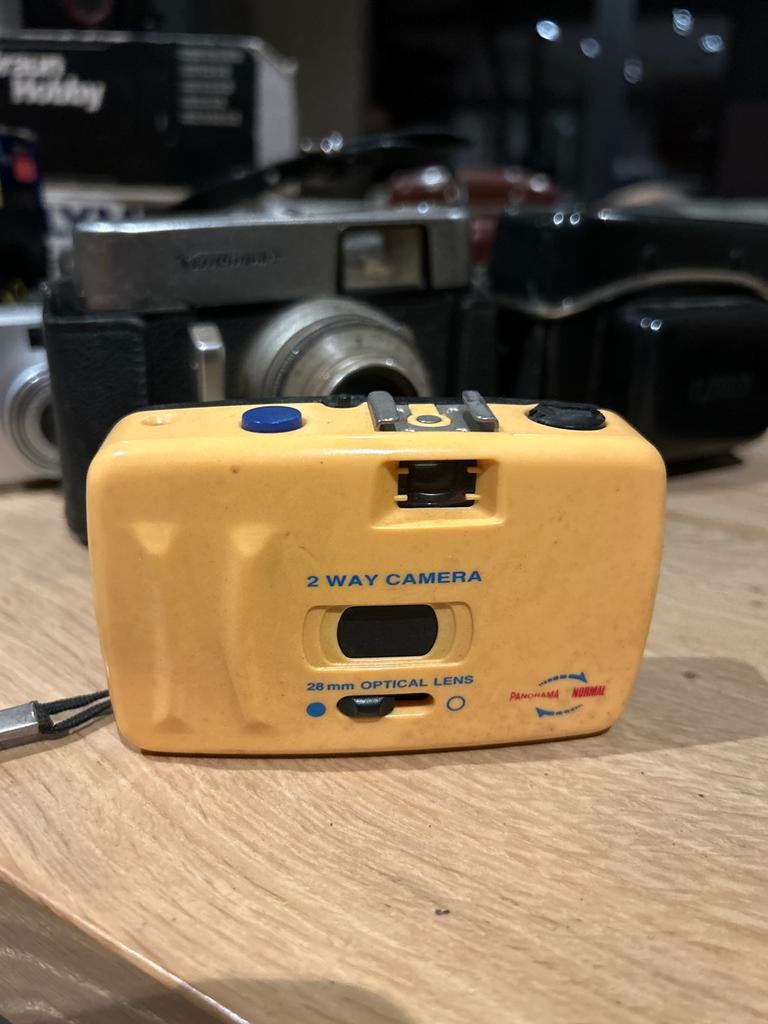 Vintage 2 Way Camera - 28mm Optical Lens, Ophalen of Verzenden, Gebruikt, Compact, Overige Merken