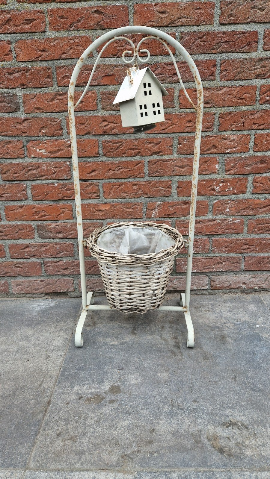 plantenhanger met kaarsenhouder, 25 tot 40 cm, Gebruikt, Rond, Ophalen of Verzenden