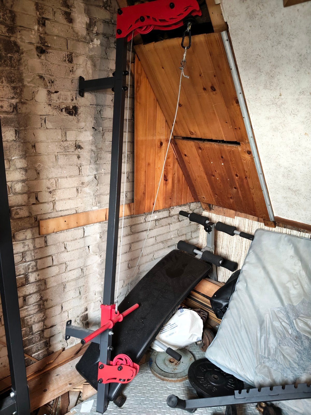 laat pulley, Ophalen, Krachtstation