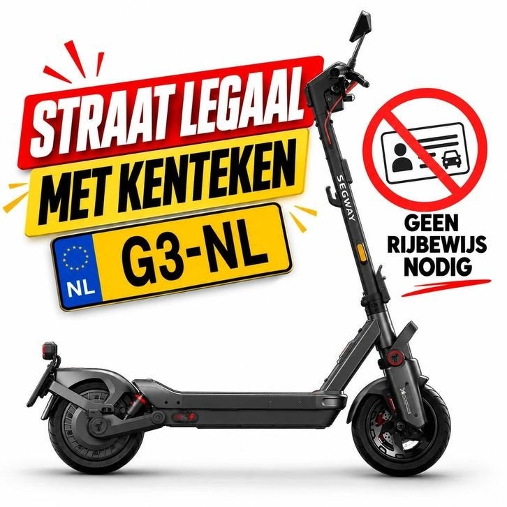 OP VOORRAAD - SEGWAY G3 NL Step - Legale step met kenteken, SEGWAY, Onbekend, Onbekend, Segway