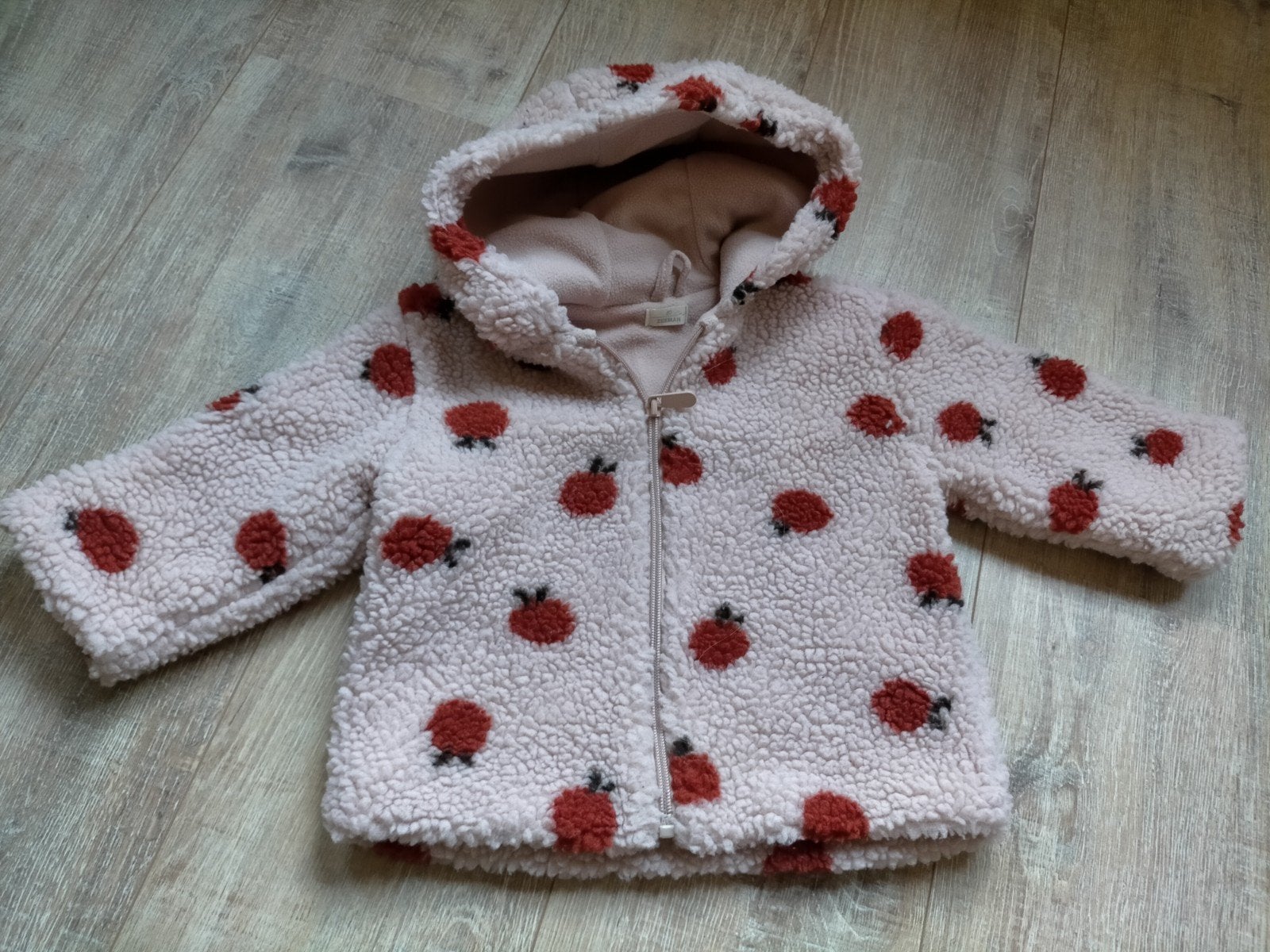 lekker warm Teddy jasje roze, Ophalen of Verzenden, Zo goed als nieuw, Jongetje of Meisje, Jasje