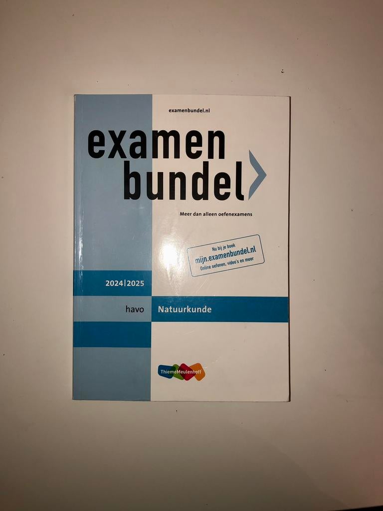 Examenbundel natuurkunde HAVO, Boeken, Ophalen of Verzenden, Nieuw, HAVO, Natuurkunde