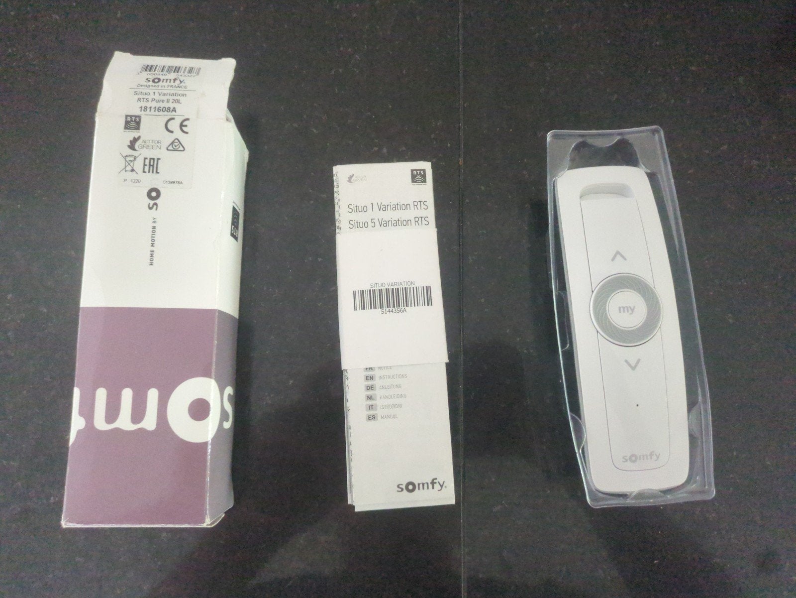 Somfy Situo 1 Variation RTS afstandsbediening, Ophalen of Verzenden, Nieuw, Origineel, Met display