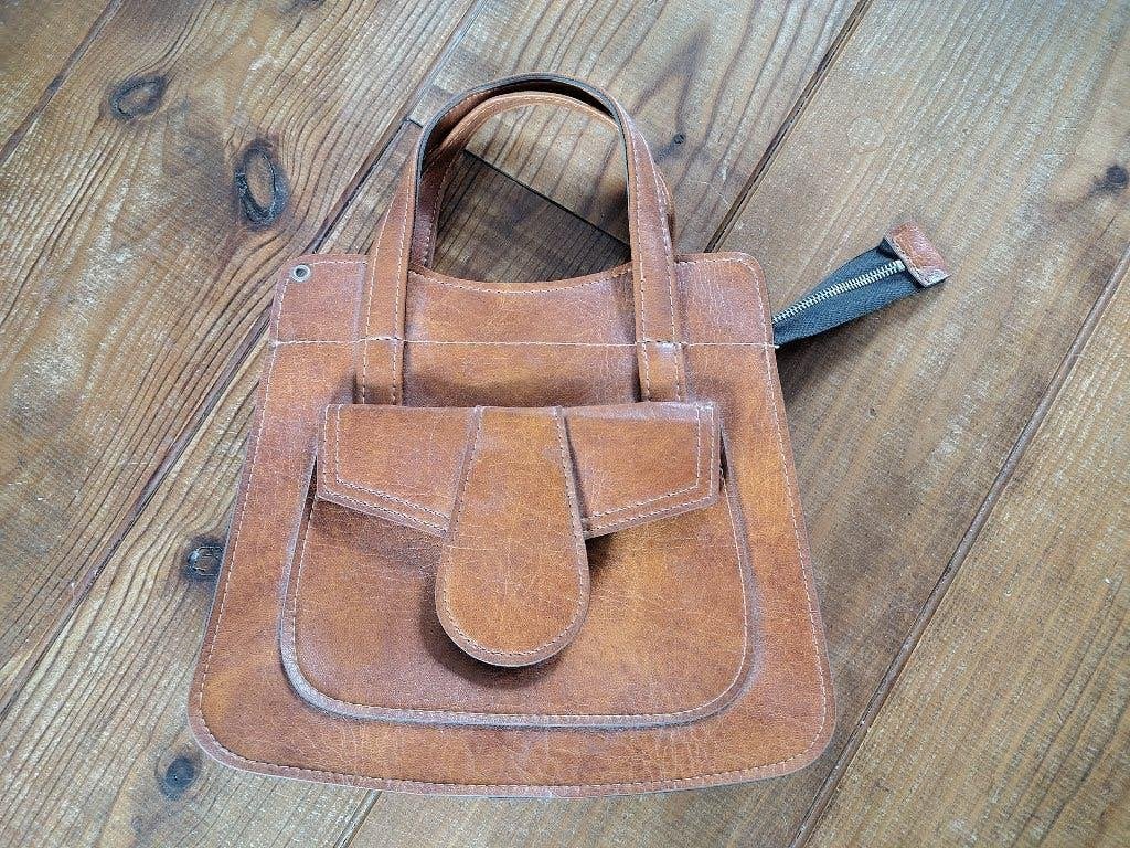 handtas, Ophalen of Verzenden, Gebruikt, Bruin, Handtas