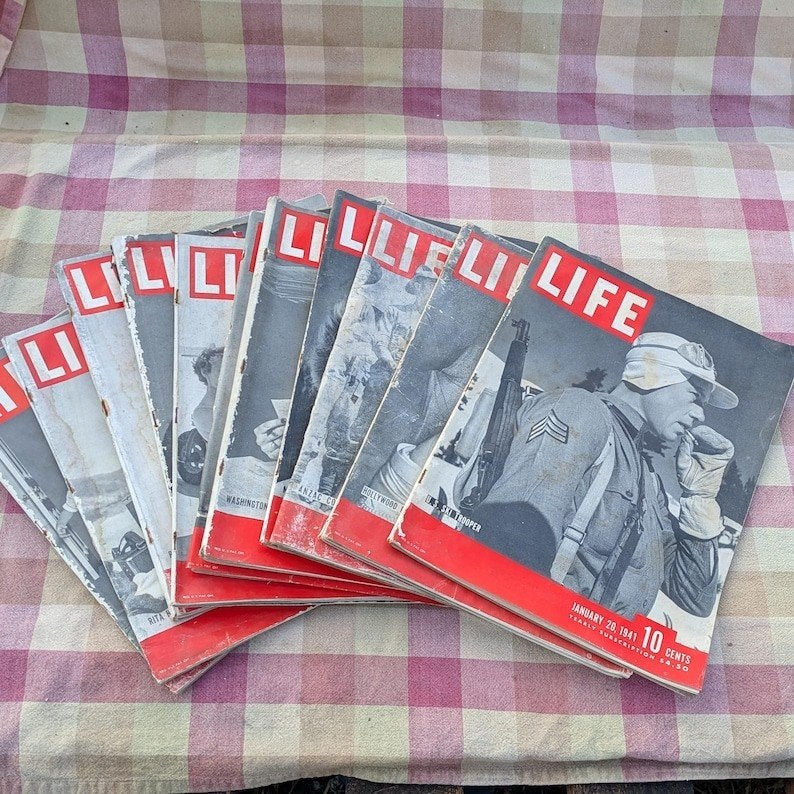 Gezocht: Life Magazines van de periode 1940 tot 1980, Ophalen of Verzenden, Gelezen