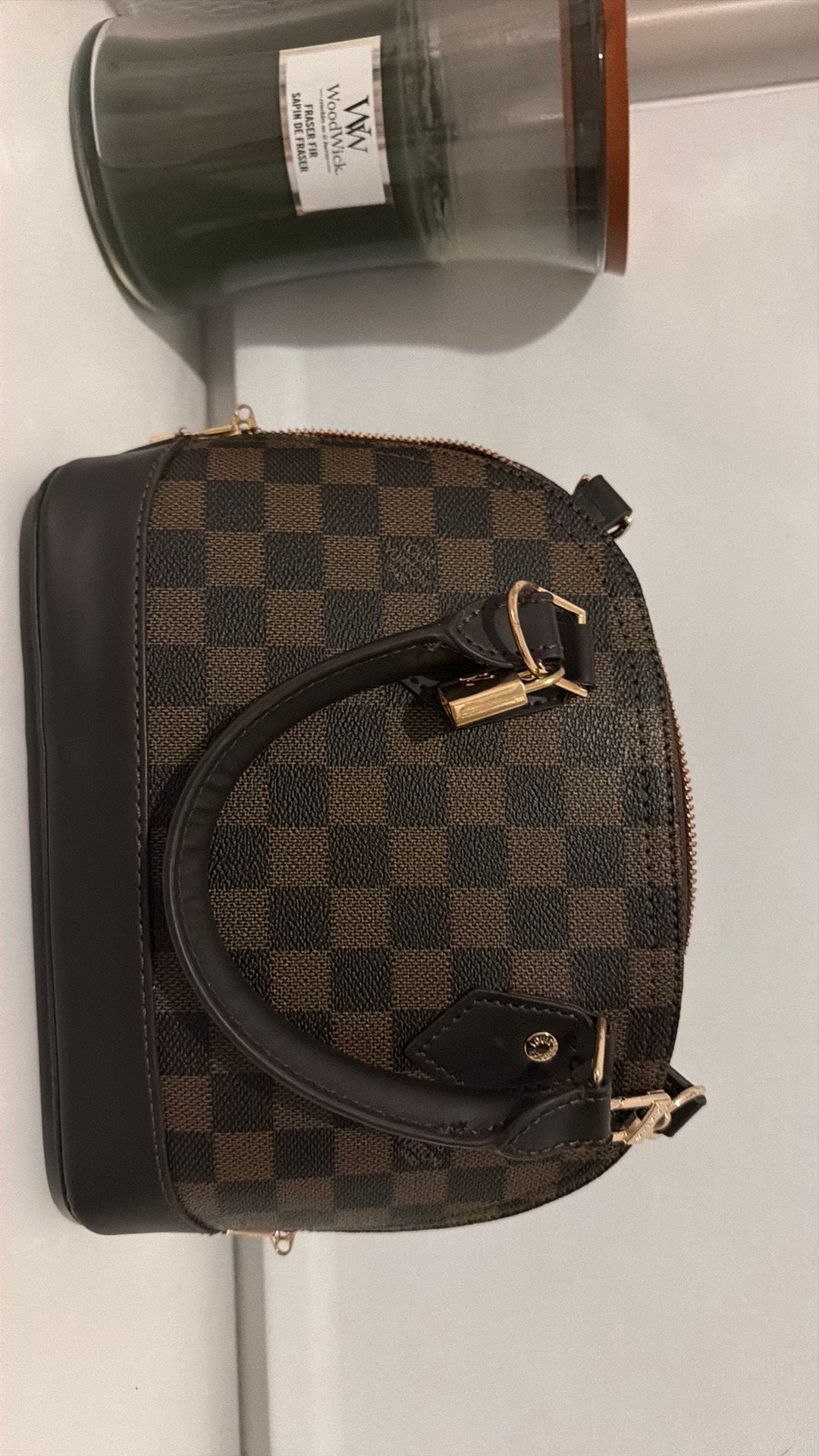 Louis vuitton Alma BB, Sieraden, Tassen en Uiterlijk, Tassen | Damestassen, Ophalen, Zo goed als nieuw, Bruin, Handtas
