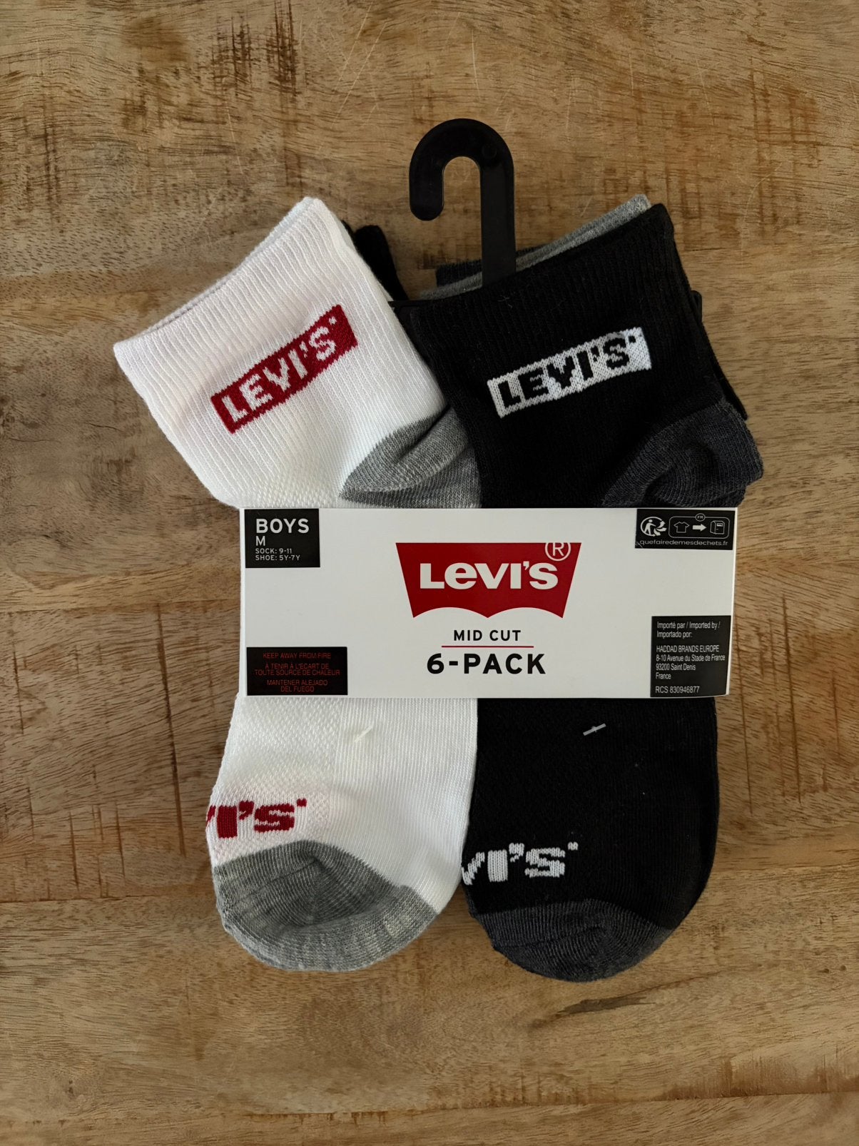 Levi’s sokken maat 34/36 jongens  6 paar, Ophalen of Verzenden, Nieuw, Jongen, Sokken