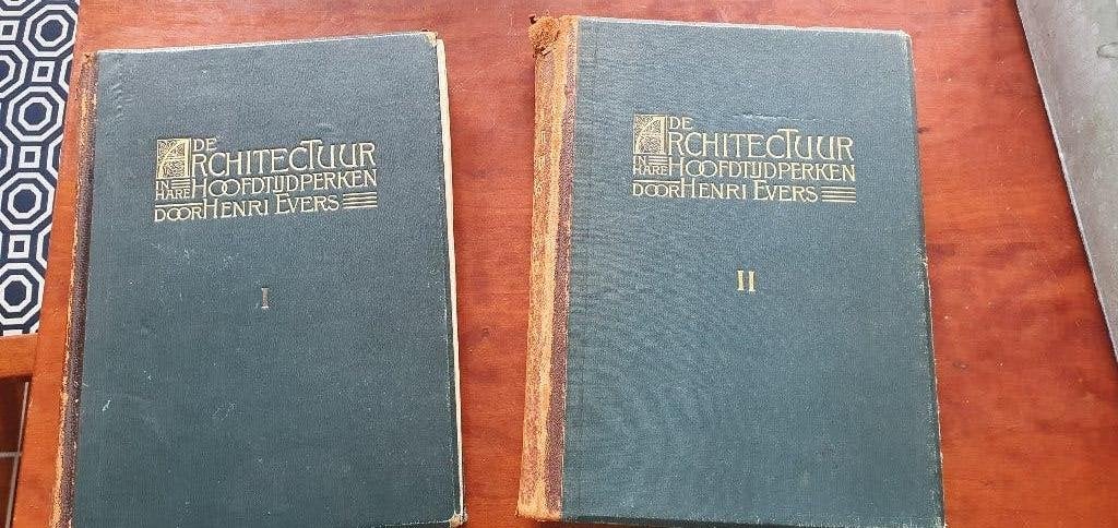 De Architectuur in Hare Hoofdtijdperken door Henri Evers, Stijl of Stroming, Zie beschrijving, Ophalen, Gelezen