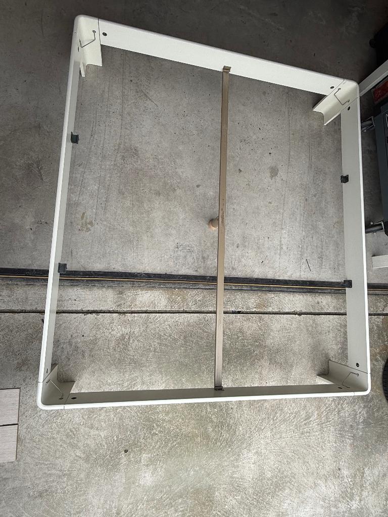 Auping Auronde 1000 laag model kleur wit, Ophalen, Gebruikt, Wit, Tweepersoons