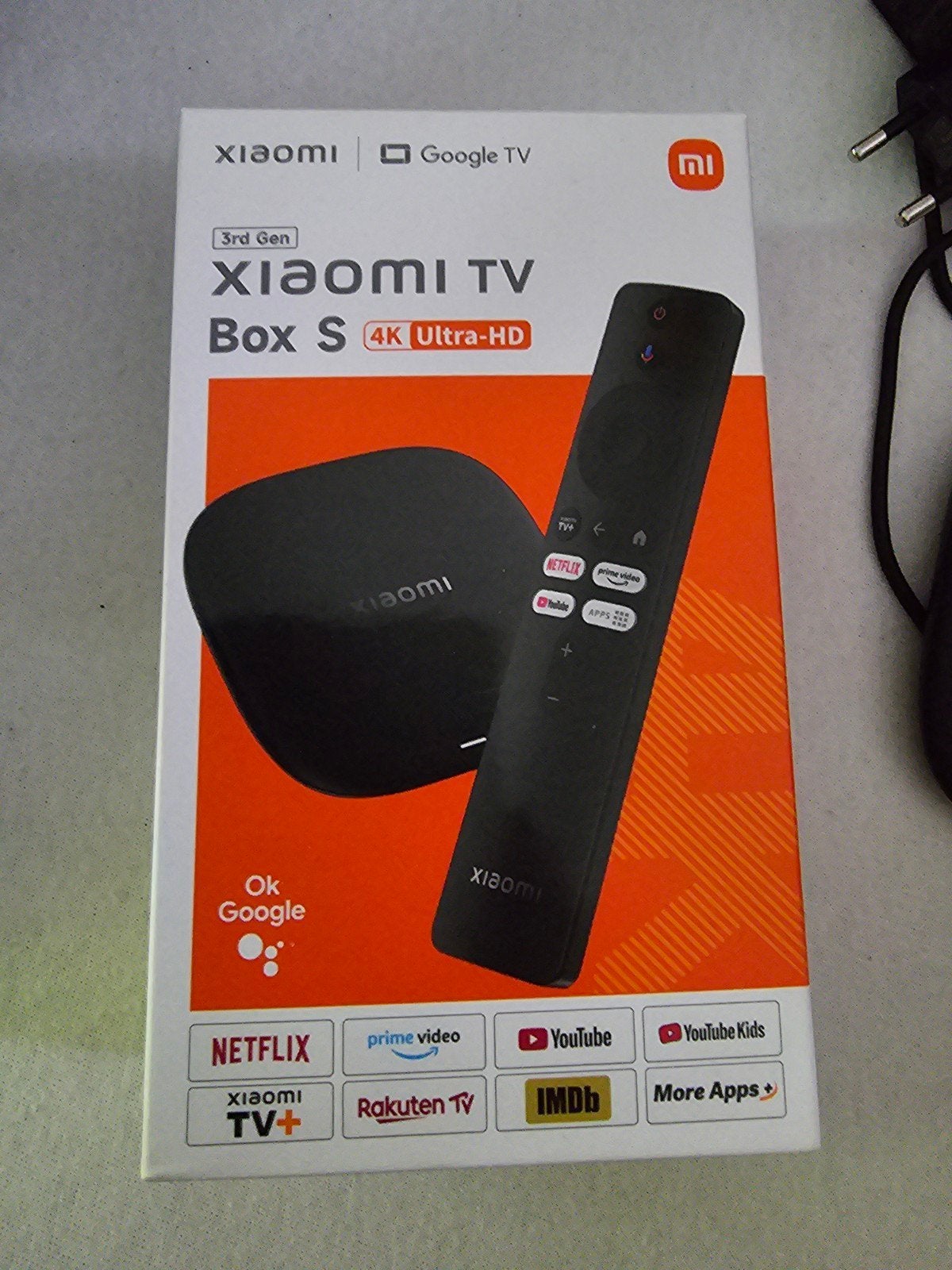 Xiaomi TV Box S 4K Ultra-HD (3rd Gen) met Google TV, Ophalen of Verzenden, Zo goed als nieuw, HDMI, Zonder harde schijf