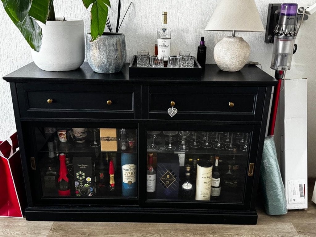 MALSJÖ Buffet basiselement Ikea kast, Ophalen, Met plank(en), Gebruikt, 100 tot 150 cm