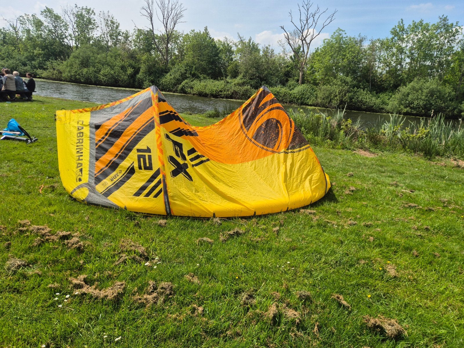 Kitesurf set: Cabrinha FX 12m, Slingshot RPM 10m & 8m + bar, Watersport en Boten, Kitesurfen, Geen board, Ophalen, Gebruikt, Kitesurf-set