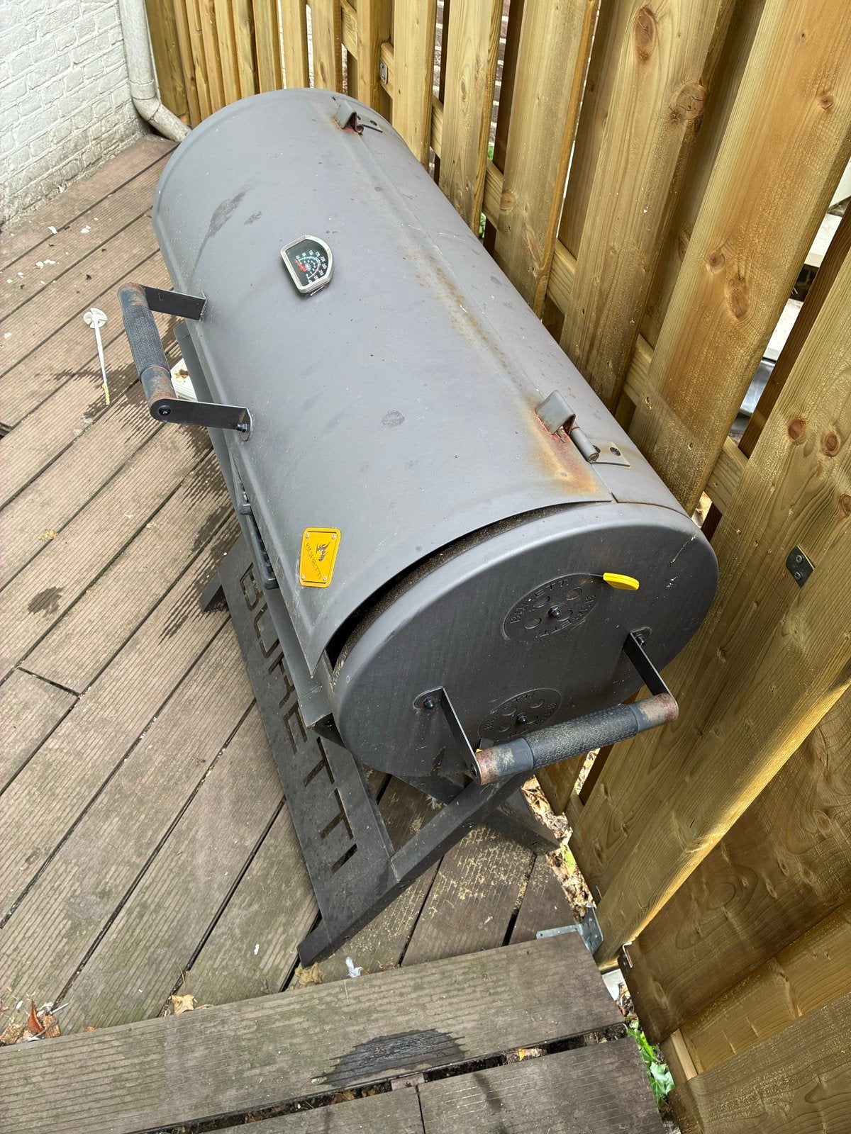 Goede kwaliteit BORETTI BBQ, Tuin en Terras, Ophalen, Gebruikt