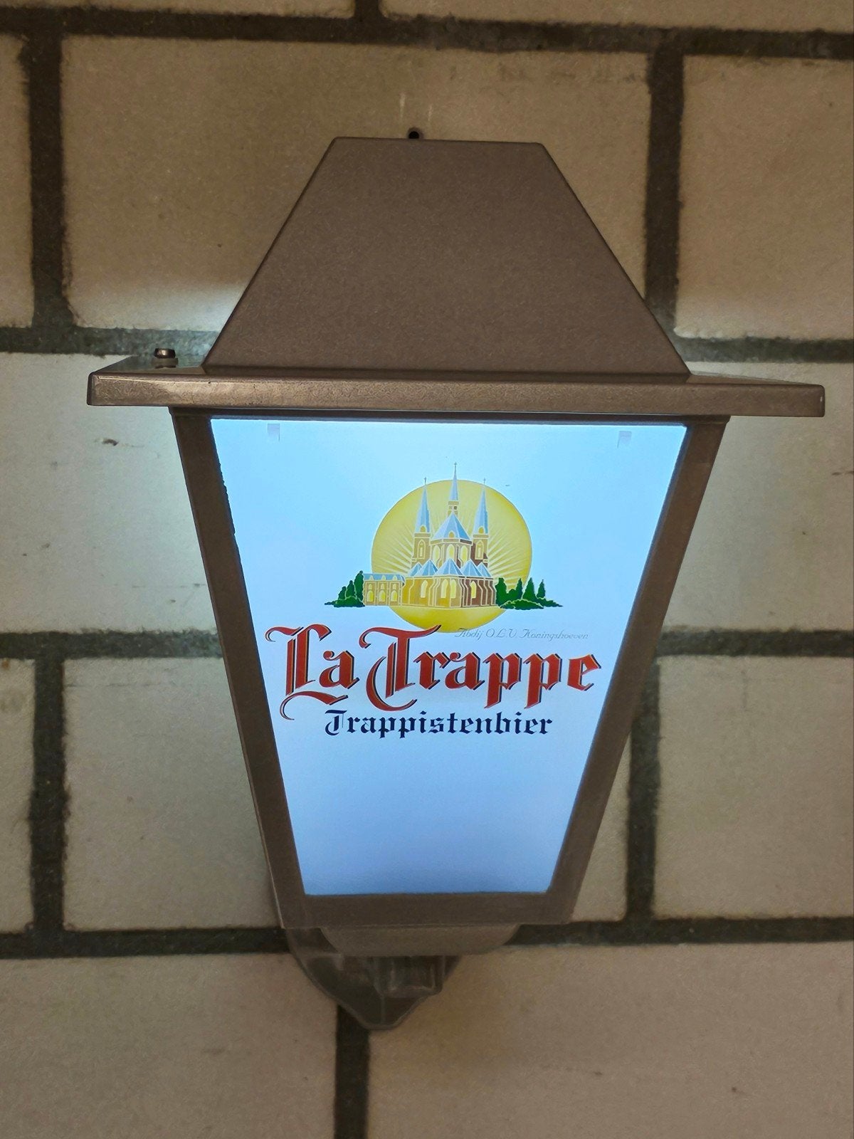 La trappe licht reclame, Ophalen of Verzenden, Reclamebord, Plaat of Schild, La Trappe