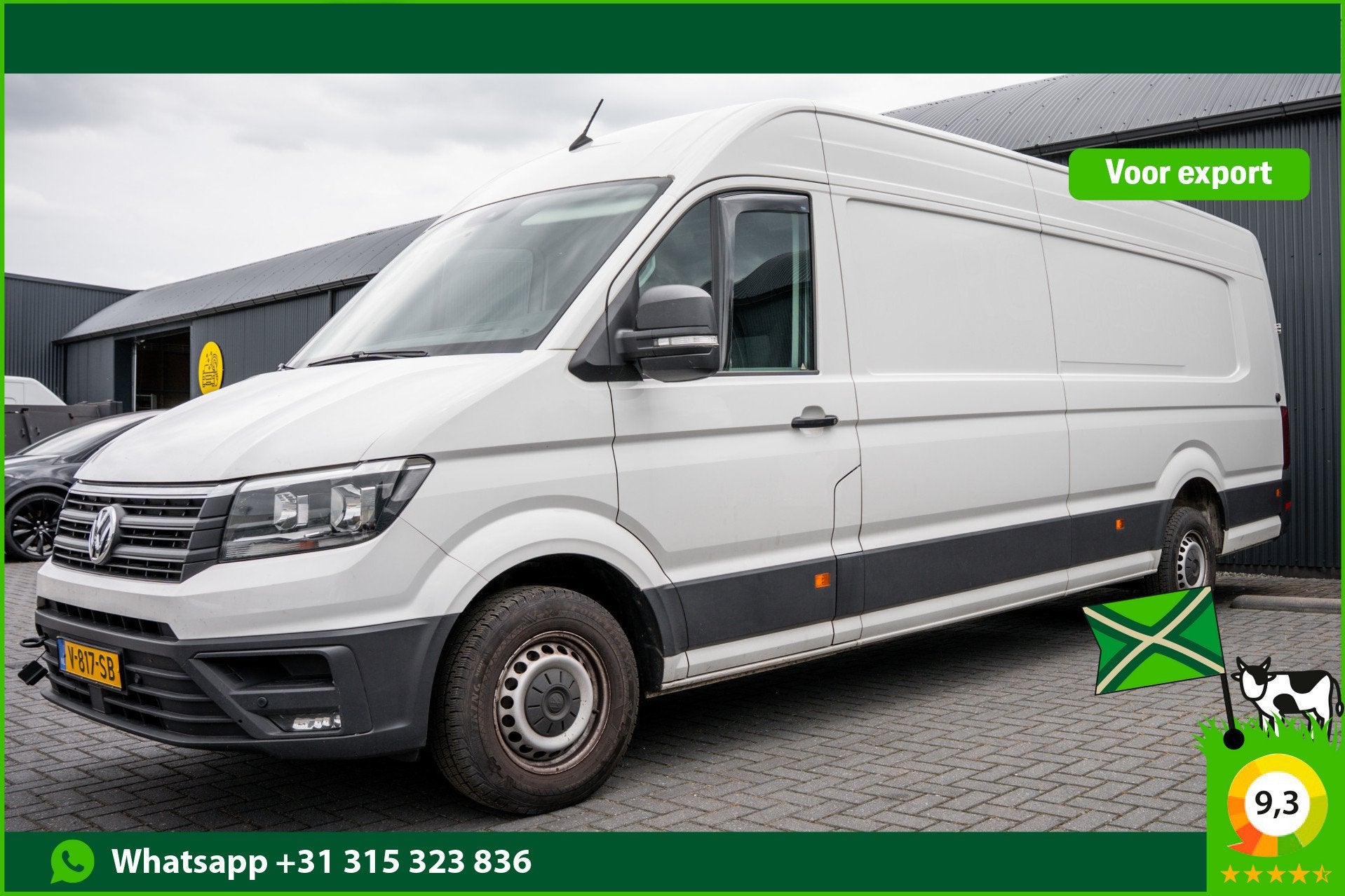 Volkswagen Crafter 2.0 TDI FWD L5H3 | 177 PK | Motor Defect, Auto's, Stof, Gebruikt, 4 cilinders, Volkswagen