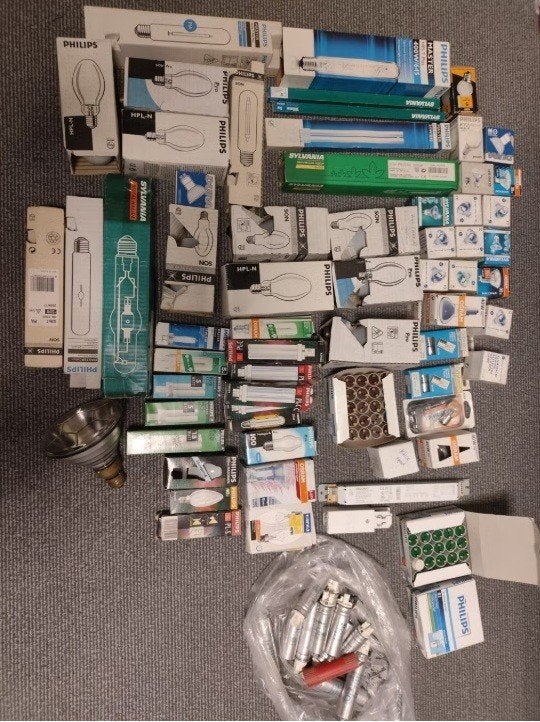 Diverse Lampen - Philips SON, HPL-N, PL-S en Sylvania, Nieuw, E27 (groot), Ophalen, Philips