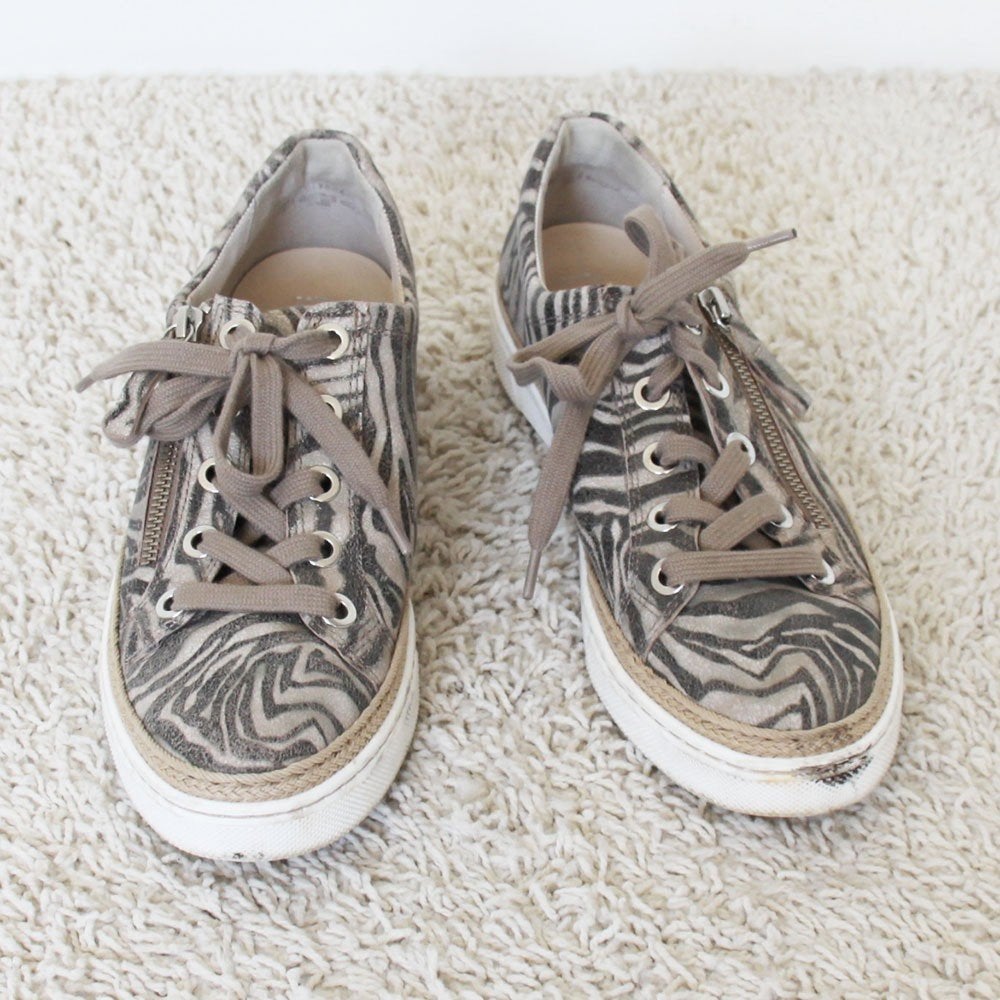 Zeer Mooie Leren Gabor Gympen s3 (Maat 7½/41) € 65,-, Overige kleuren, Gabor, Ophalen of Verzenden, Sneakers of Gympen