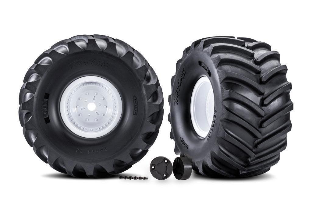 Witte X-Monster wielen met Terra Groove banden (2 stuks), Ophalen of Verzenden, Nieuw