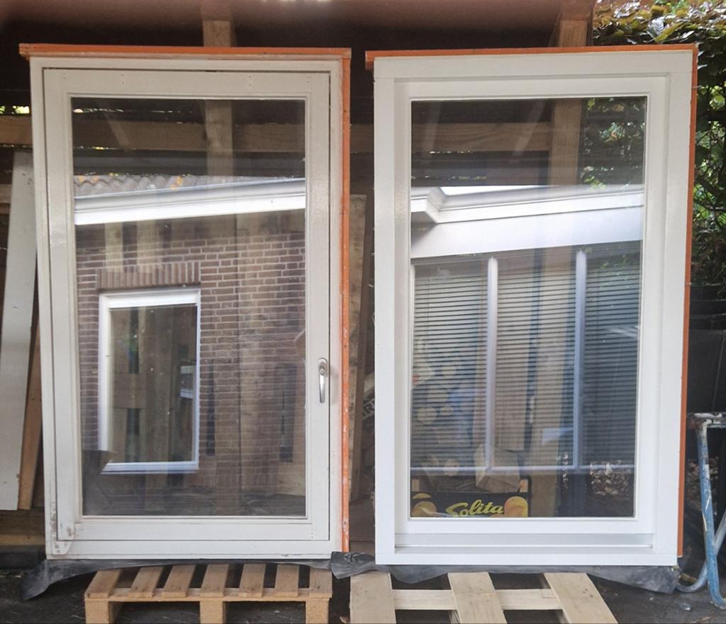 Raamkozijn hout draai kiep dakkapel kozijn r & l draaiend, Raamkozijn, Inclusief glas, 75 tot 150 cm, Hout
