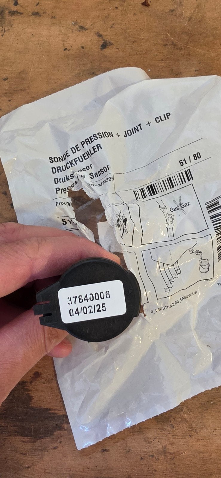 Remeha druk sensor nieuw, Ophalen of Verzenden