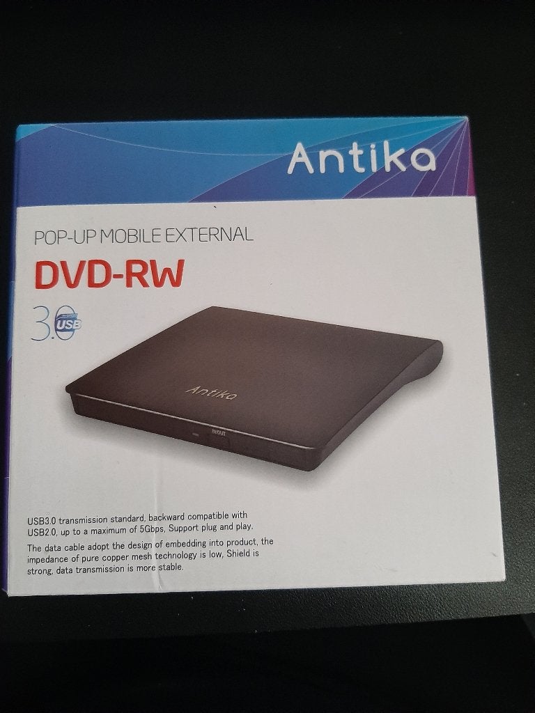 Antika externe DVD-RW-drive USB 3.0, Computers en Software, Nieuw, Ophalen of Verzenden, Windows, Extern