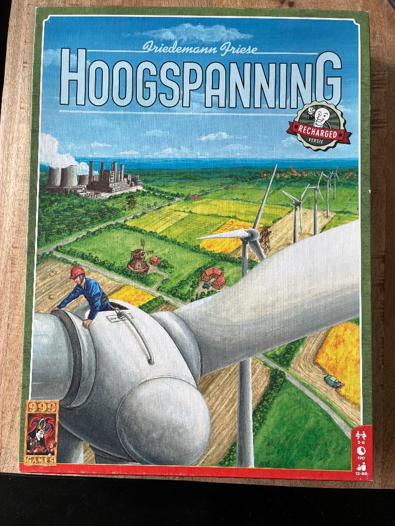 Hoogspanning, Vijf spelers of meer, Ophalen, Zo goed als nieuw, 999 Games