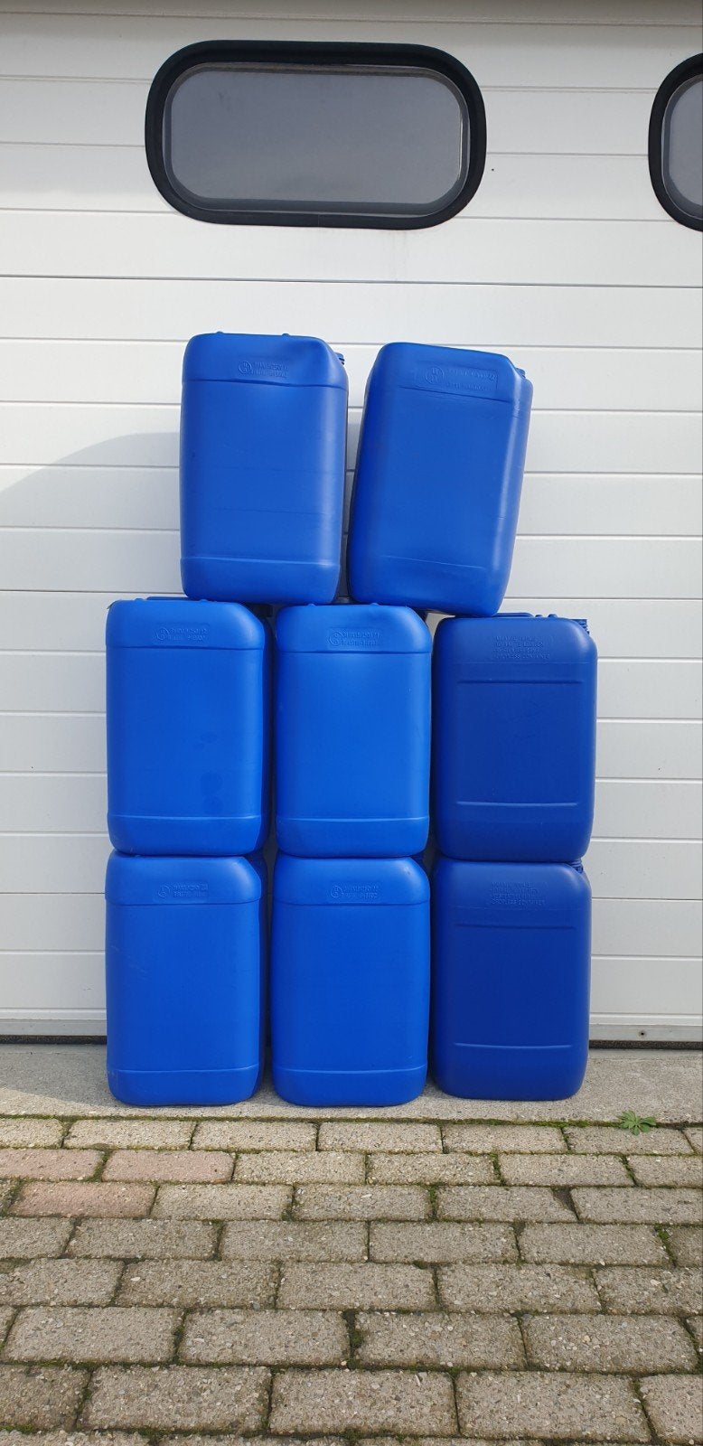 Jerrycan, cans, cannen, jerrykan, vat, vaten, kannen schoon, Tuin en Terras, Regentonnen, Minder dan 75 liter, Ophalen