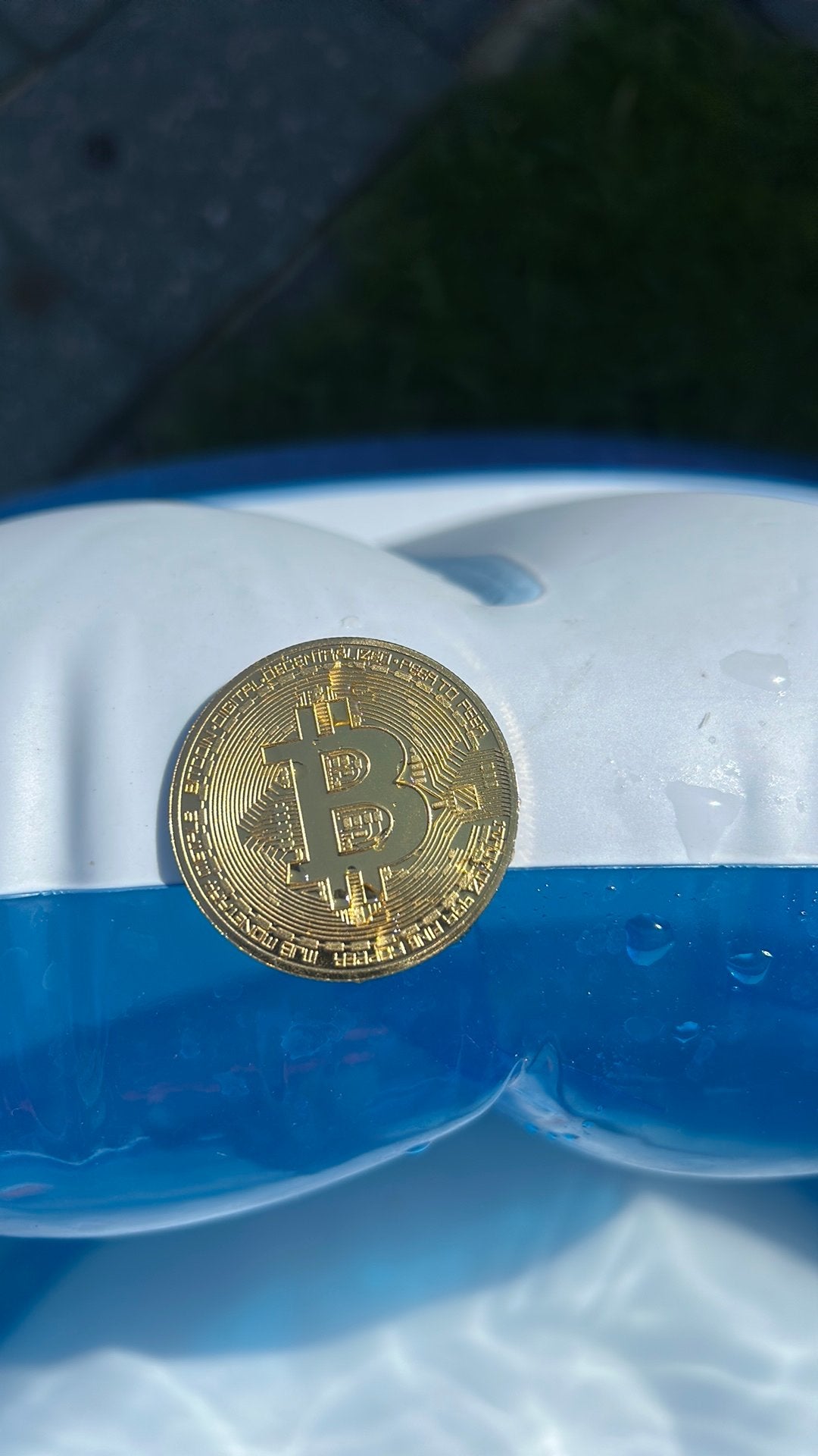 Verzamelmunt bitcoin, Ophalen of Verzenden