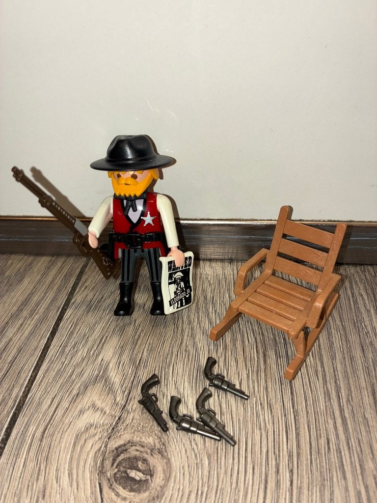 playmobil western sherif, Ophalen of Verzenden, Zo goed als nieuw