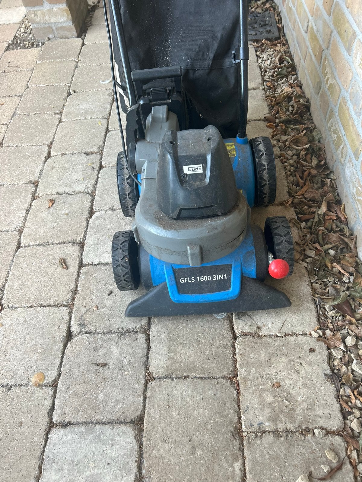Gude GFLS 1600 3IN1 Bladblazer/Zuiger/Versnipperaar, Ophalen, Gebruikt, Handgedragen, Met opvangzak